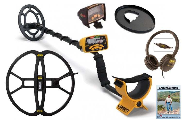 Garrett ACE 300i+ Metalldetektor & CORS Strike Hochleistungsspule (Tiefenortungspaket)