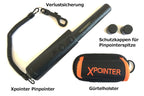 Xpointer Pinpointer mit Gürtelholster, Schutzkappen für Pinpointerspitze & Verlustsicherung