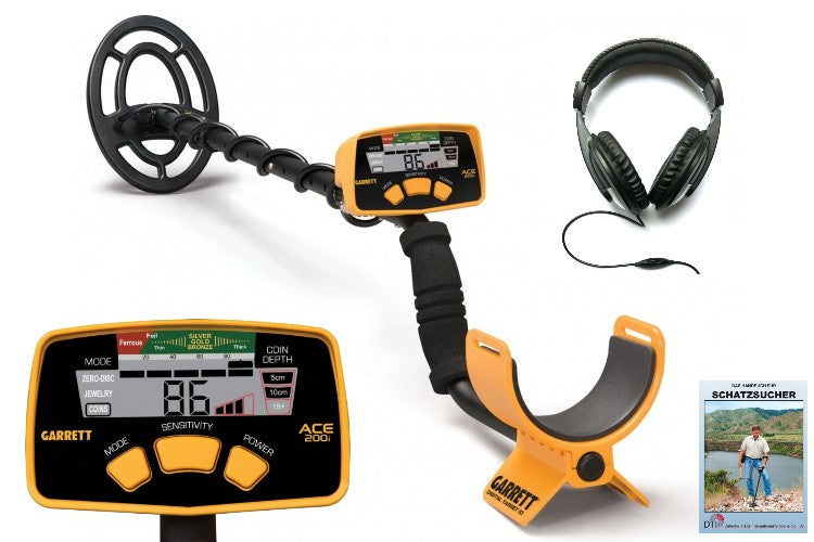 Garrett ACE 200i+ Metalldetektor mit Gratiszugabe Kopfhörer