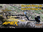 Garrett ACE APEX Metalldetektor mit Funkkopfhörer & Pinpointer PRO-Pointer AT Z-Lynk & Schatzsucherhandbuch