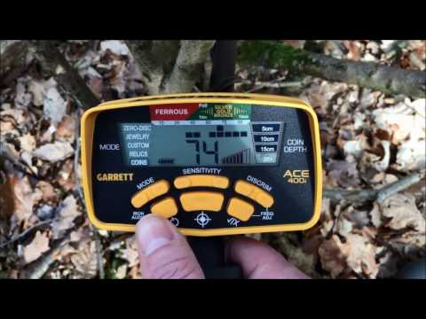 Metalldetektor Garrett ACE 400i - Einstellmöglichkeiten und Funktionen YouTube Video