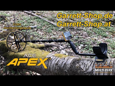 Garrett ACE APEX Metalldetektor mit Funkkopfhörer (wireless)